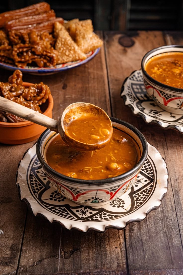 Traditional Moroccan Harira Soup -AgafayX